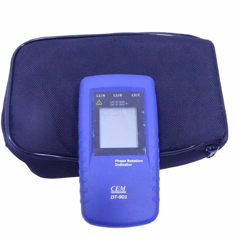 CEM DT-901 DT-902 Phase Rotation Indicator Three-Phase Electric Alternating Current Phase Sequence Steering Indicator CEM DT-901 DT-902 Phase Rotation Indicator Three-Phase Electric Alternating Current Phase Sequence Steering Indicator
